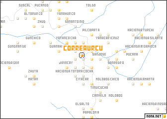 map of Correa Urcu