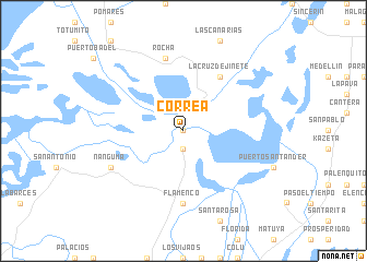 map of Correa