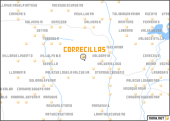 map of Correcillas