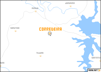 map of Corredeira