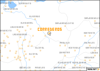 map of Correderos