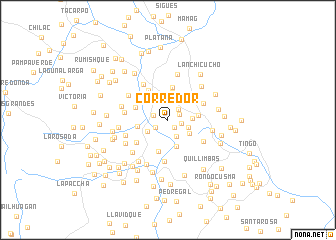 map of Corredor