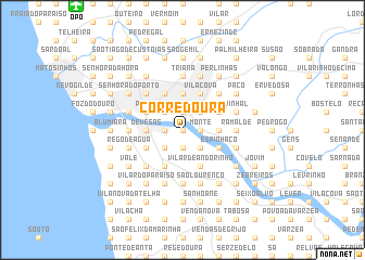 map of Corredoura