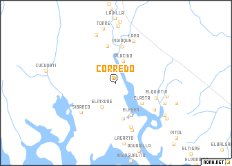 map of Corredó