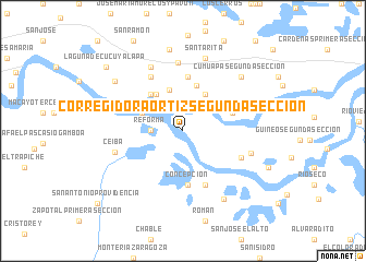 map of Corregidora Ortiz Segunda Sección