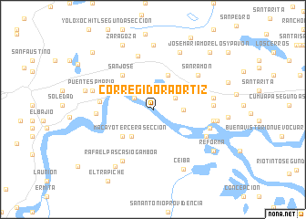 map of Corregidora Ortiz