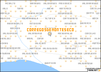 map of Córregos de Monte Seco