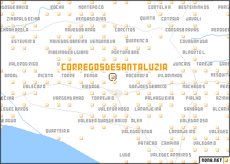 map of Córregos de Santa Luzia