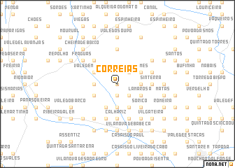 map of Correias