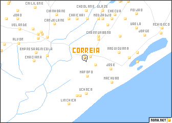 map of Correia