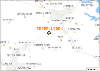 map of Correll Park