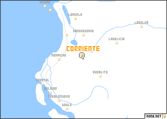 map of Corriente