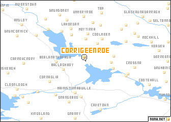 map of Corrigeenroe