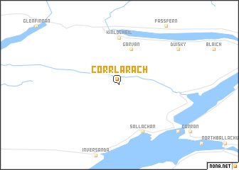 map of Corrlarach