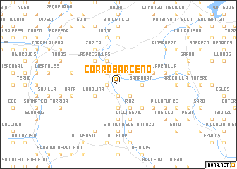 map of Corrobárceno