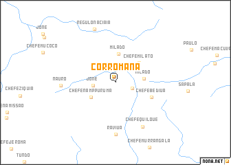 map of Corromana