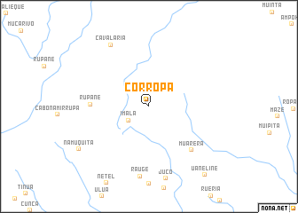 map of Corropa