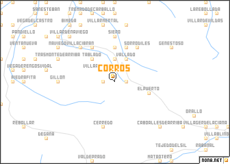 map of Corros