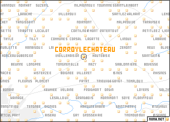 map of Corroy-le-Château