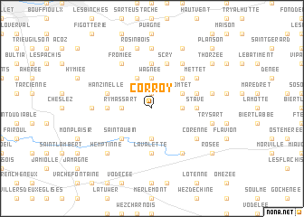 map of Corroy