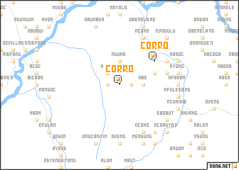 map of Corro