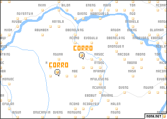 map of Corro