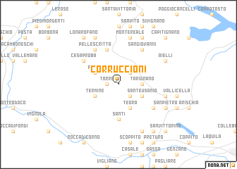 map of Corruccioni