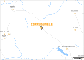 map of Corrugunele