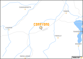 map of Corryong