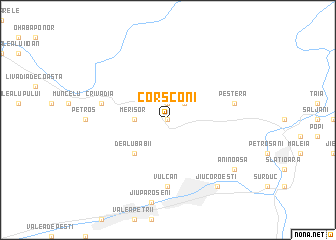 map of Corsconi