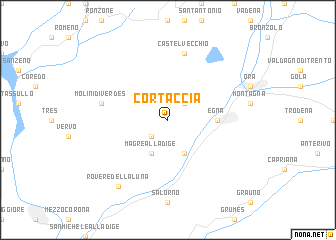 map of Cortaccia