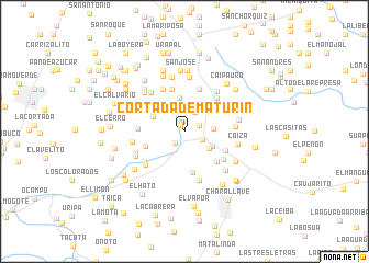 map of Cortada de Maturín