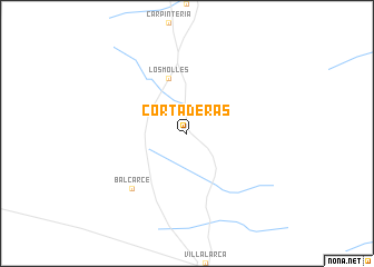 map of Cortaderas