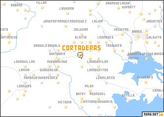 map of Cortaderas