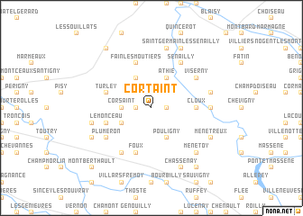 map of Cortaint