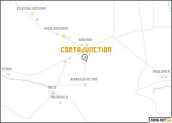 map of Corta Junction