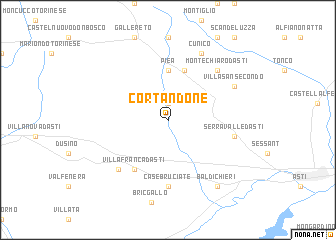 map of Cortandone