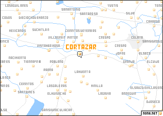 map of Cortazar