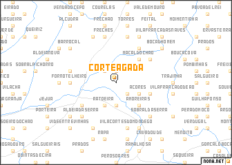 map of Corteagada