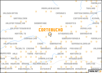 map of Corte Bucho