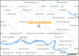 map of Corte Carpania