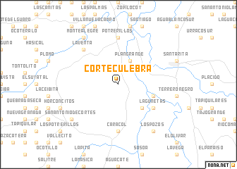 map of Corte Culebra