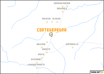 map of Corte de Pedra