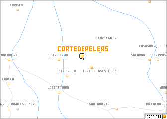 map of Corte de Peleas