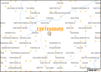 map of Corte do Ouro