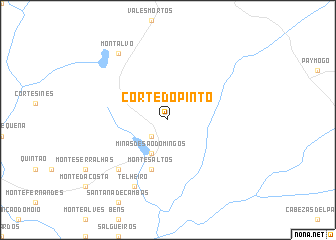 map of Corte do Pinto