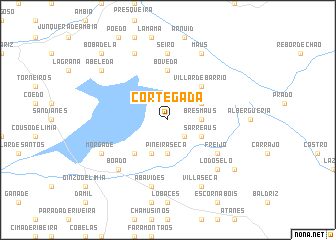 map of Cortegada