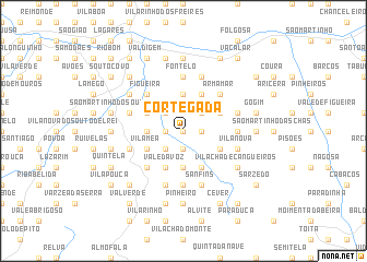 map of Cortegada