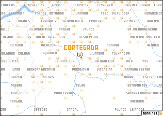 map of Cortegada