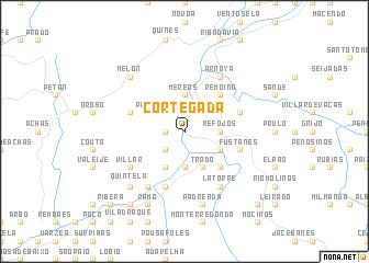 map of Cortegada